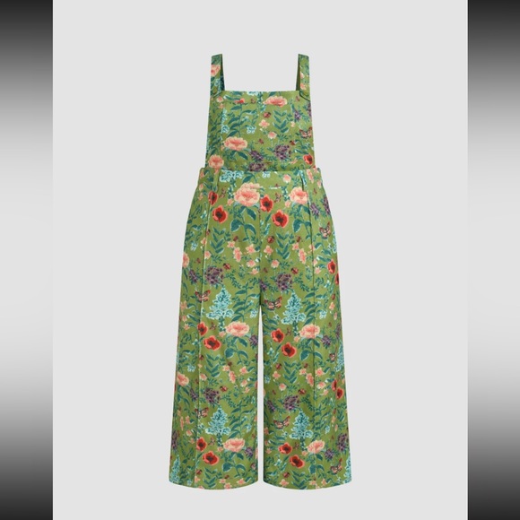 Cider Other - Cider Plus Sized Corduroy Flower Pattern Overalls NEW 3XL
